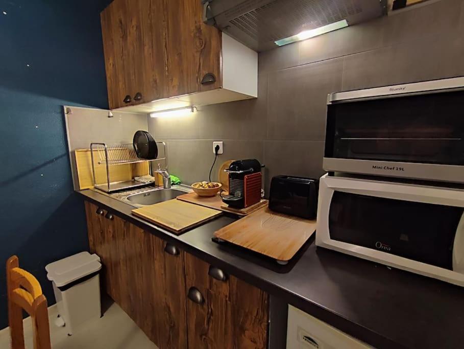 Studio Cosy 2100M Pied Des Pistes-Direct To Ski Slopes-Ski In Ski Out-La Plagne Aime 2000 Buitenkant foto