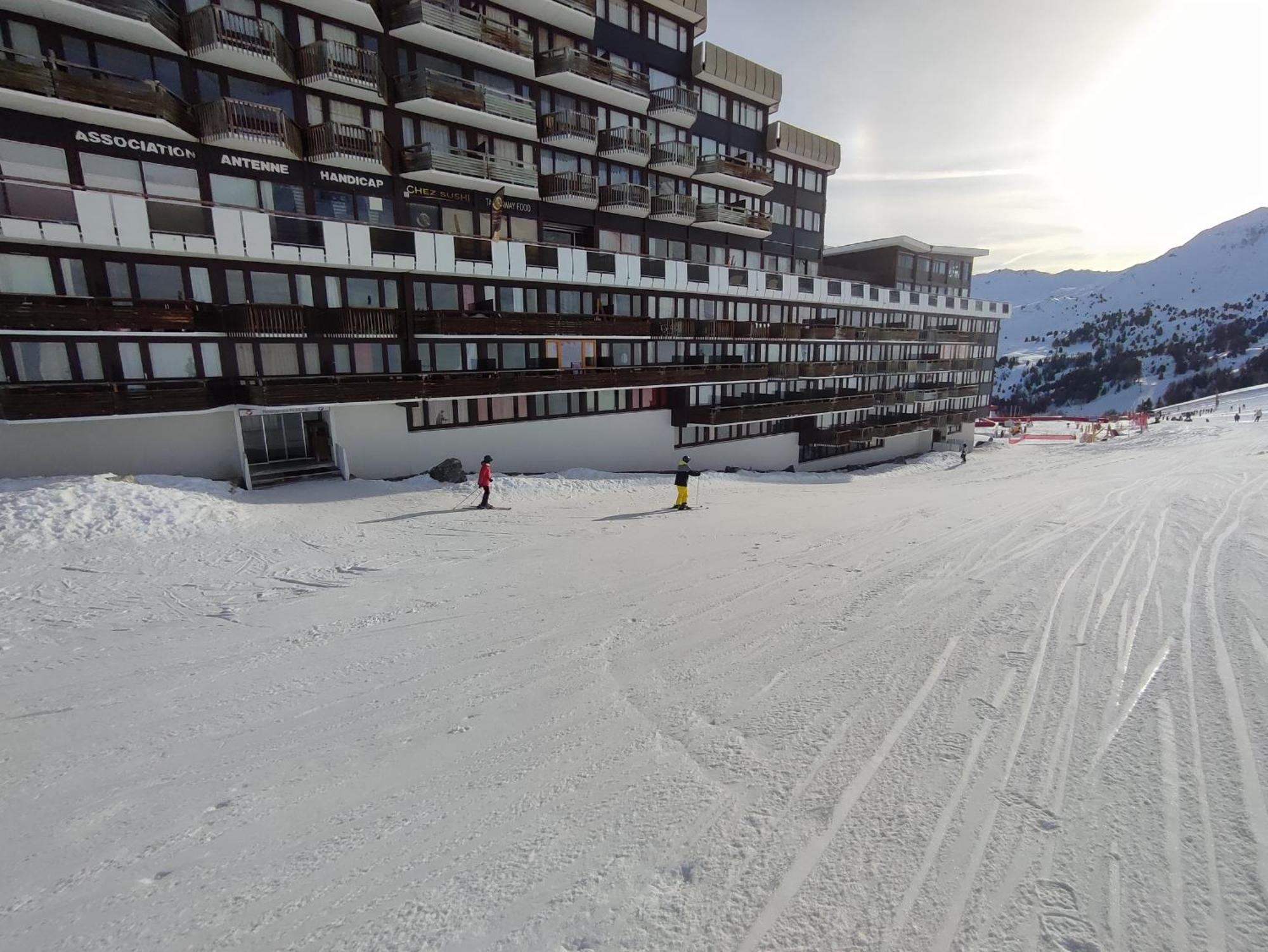 Studio Cosy 2100M Pied Des Pistes-Direct To Ski Slopes-Ski In Ski Out-La Plagne Aime 2000 Buitenkant foto