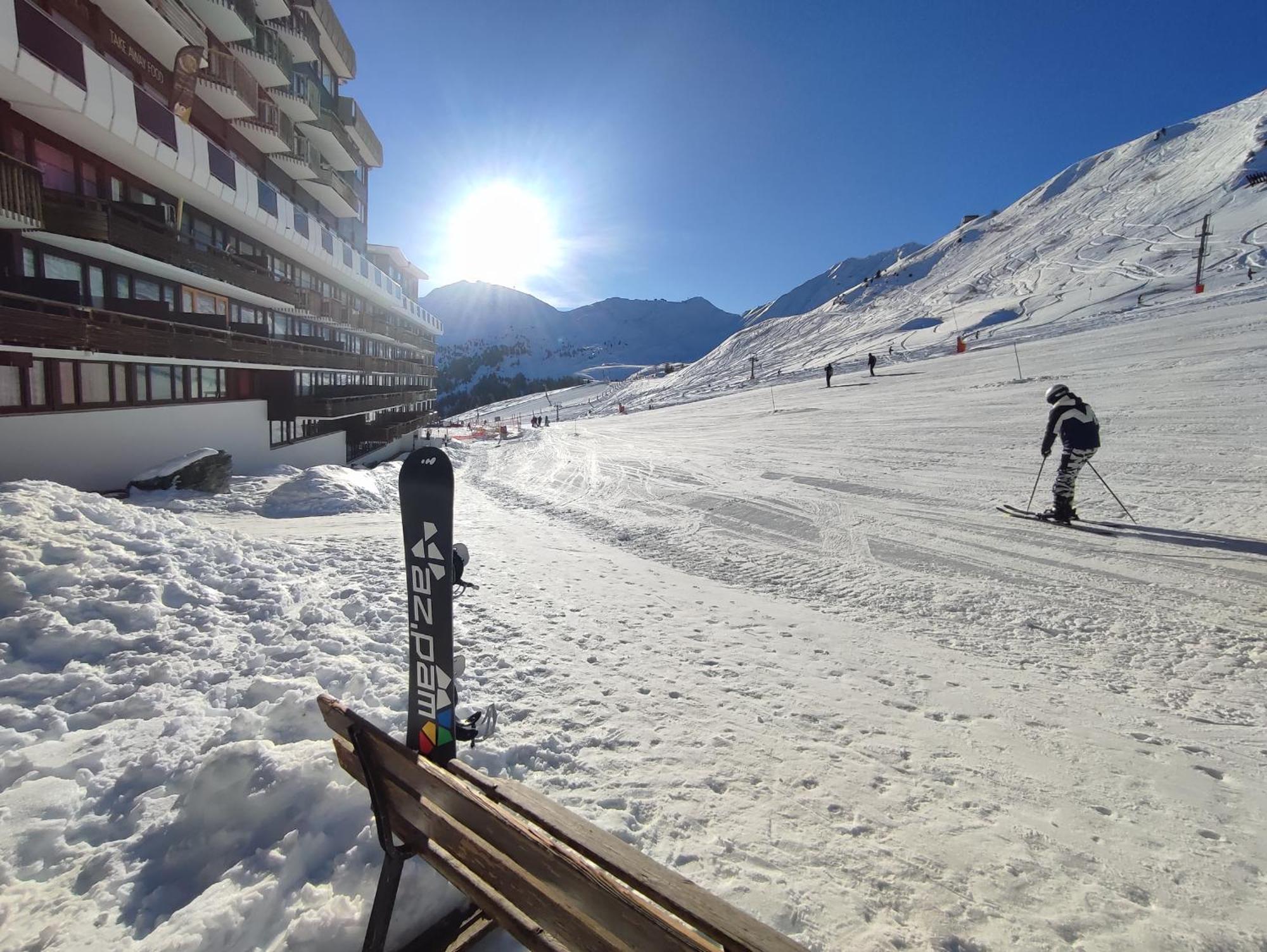 Studio Cosy 2100M Pied Des Pistes-Direct To Ski Slopes-Ski In Ski Out-La Plagne Aime 2000 Buitenkant foto