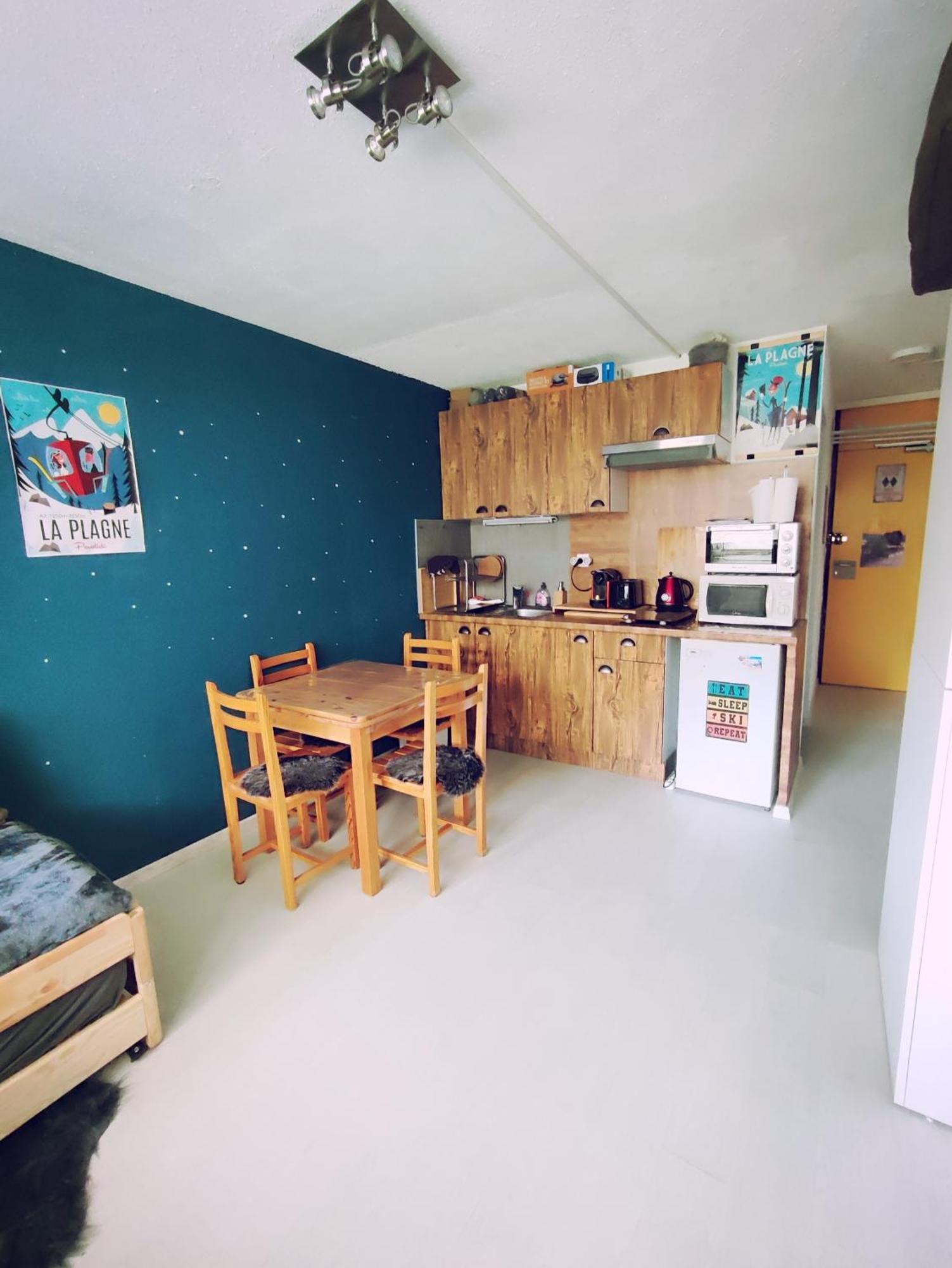 Studio Cosy 2100M Pied Des Pistes-Direct To Ski Slopes-Ski In Ski Out-La Plagne Aime 2000 Buitenkant foto